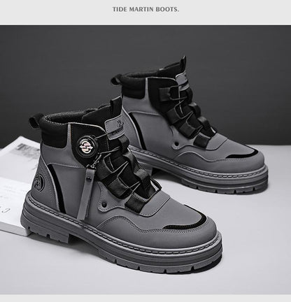 Waterproof Durable Work Boots in Combat Style
