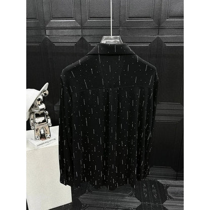 Simple Sliver Shining Shirt