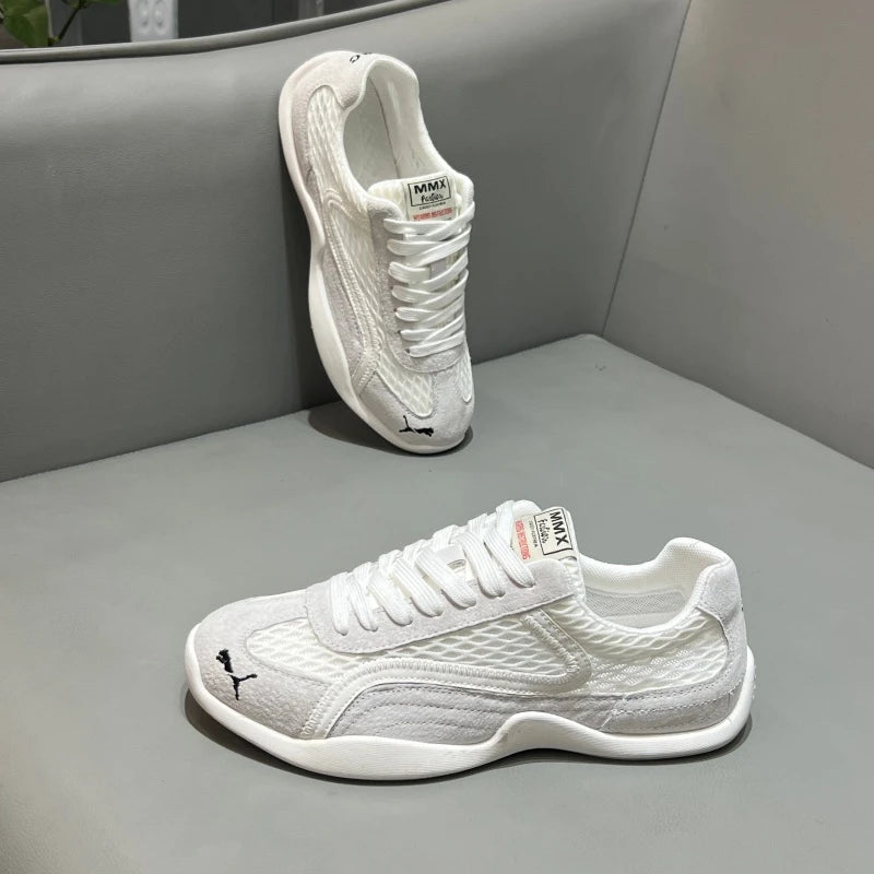 Low-Top Lightweight Breathable Mesh Soft Sole Sneakers