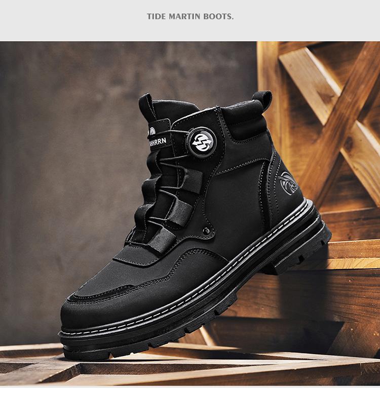 Waterproof Durable Work Boots in Combat Style