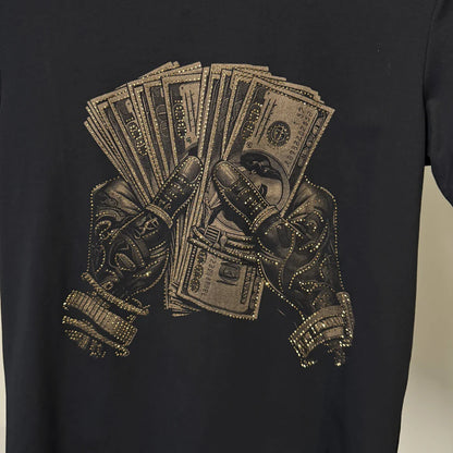 Men's Trendy Rhinestone Short Sleeves