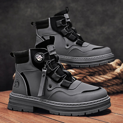 Waterproof Durable Work Boots in Combat Style