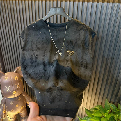 Summer Versatile Men's Thin Loose Vest