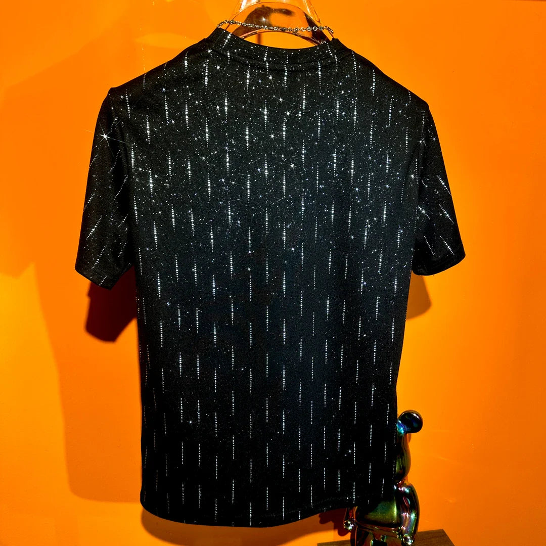 Shiny Diamond Men's Summer Short-Sleeved T-shirt