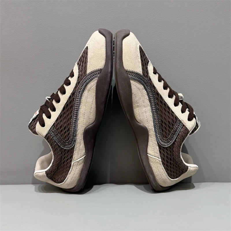 Low-Top Lightweight Breathable Mesh Soft Sole Sneakers