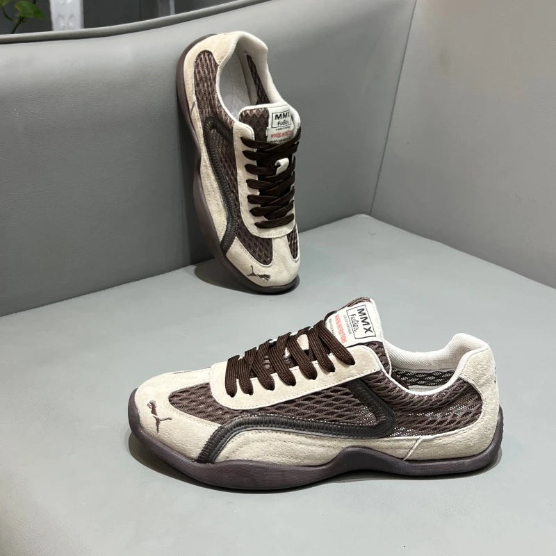 Low-Top Lightweight Breathable Mesh Soft Sole Sneakers