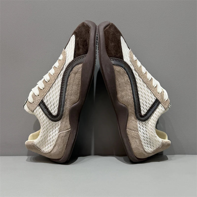 Low-Top Lightweight Breathable Mesh Soft Sole Sneakers