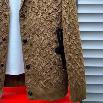 Men's New Three-Dimensional Knitted Jacket