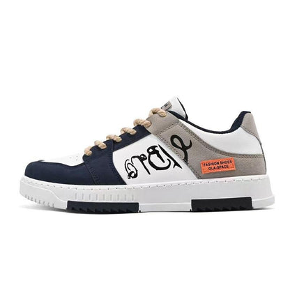 Men's Versatile Graffiti Sports Trendy Sneakers