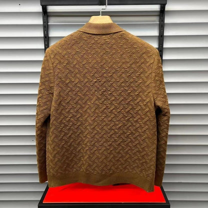 Men's New Three-Dimensional Knitted Jacket