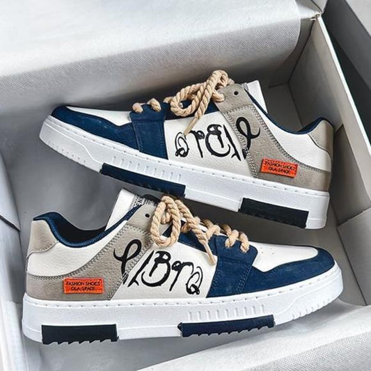 Men's Versatile Graffiti Sports Trendy Sneakers