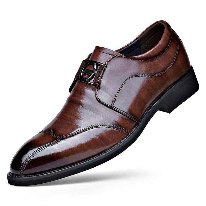 Men's Casual Business Pointed Leather Shoes