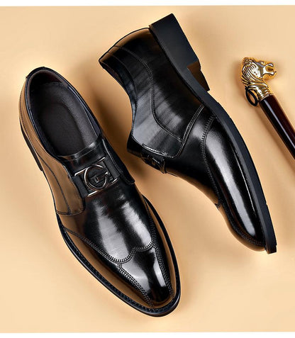 Men's Casual Business Pointed Leather Shoes