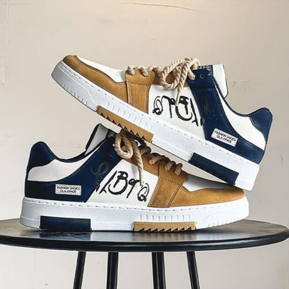 Men's Versatile Graffiti Sports Trendy Sneakers