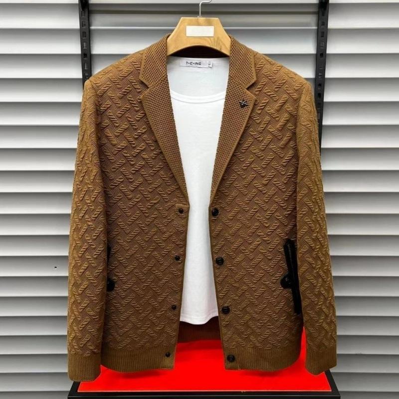 Men's New Three-Dimensional Knitted Jacket