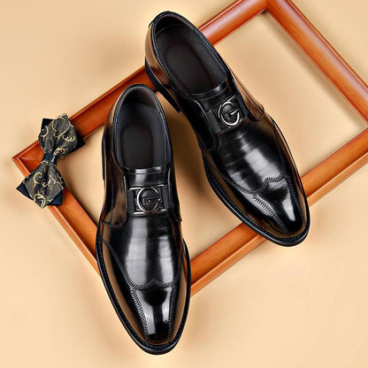 Men's Casual Business Pointed Leather Shoes