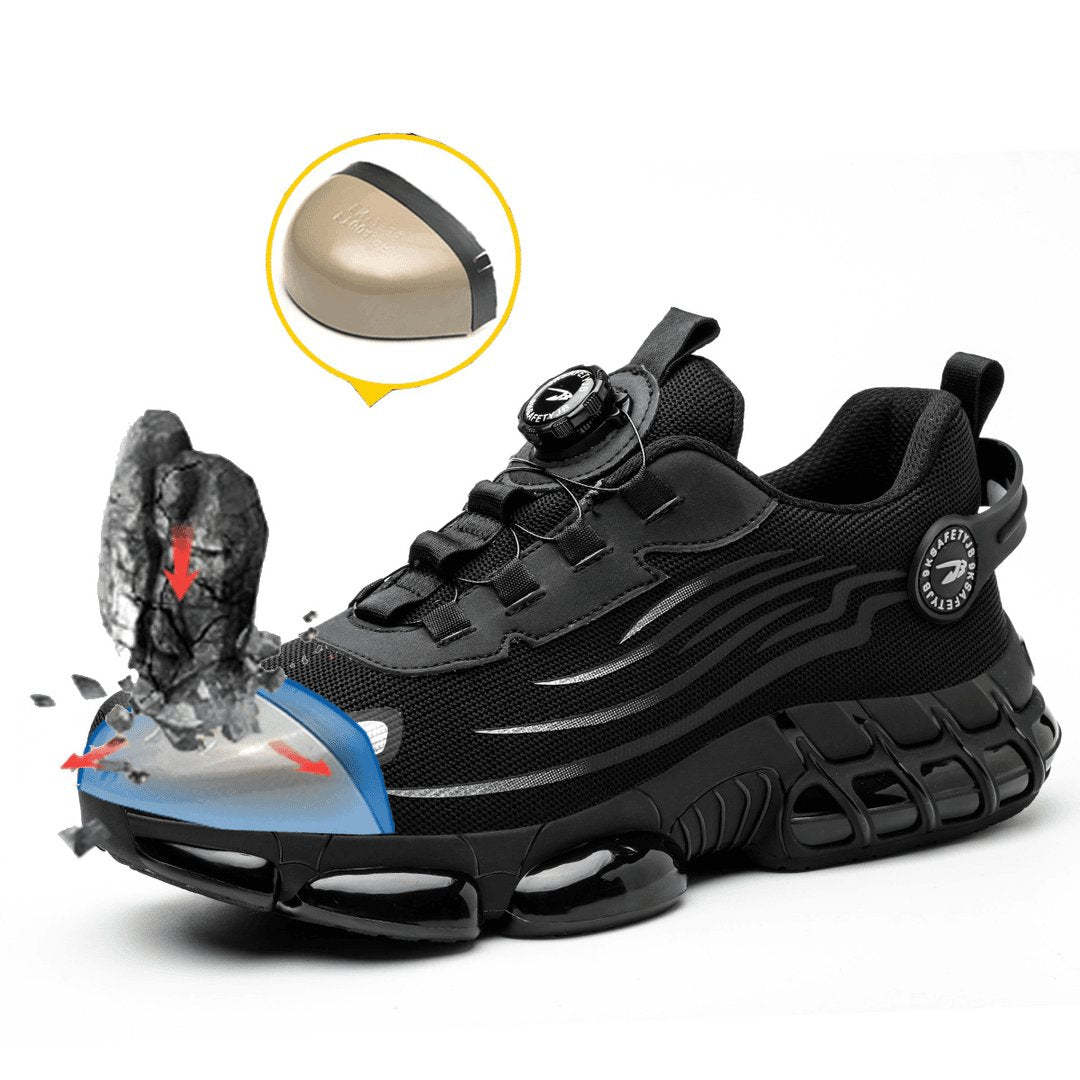 Hard Toe Lightweight Wear-Resistant Work Sneakers