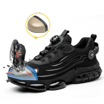 Hard Toe Lightweight Wear-Resistant Work Sneakers