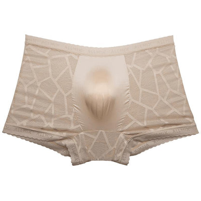 Men's Lace Breathable Cracked Boxers