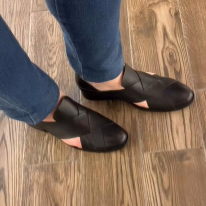 Men's Summer Breathable Leather Shoes