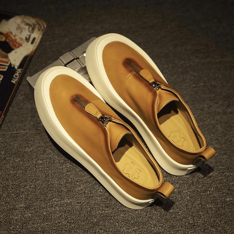 Retro Aged Casual Loafers