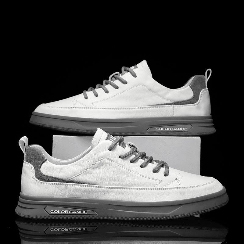 Breathable Lightweight Casual Leather Shoes