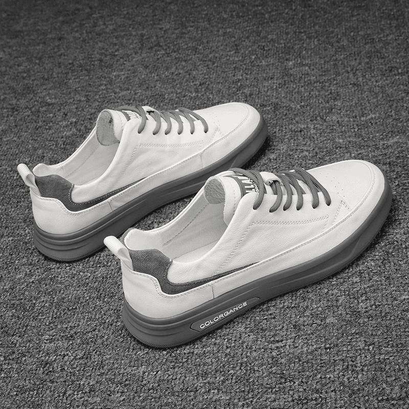 Breathable Lightweight Casual Leather Shoes