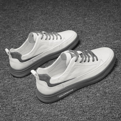 Breathable Lightweight Casual Leather Shoes