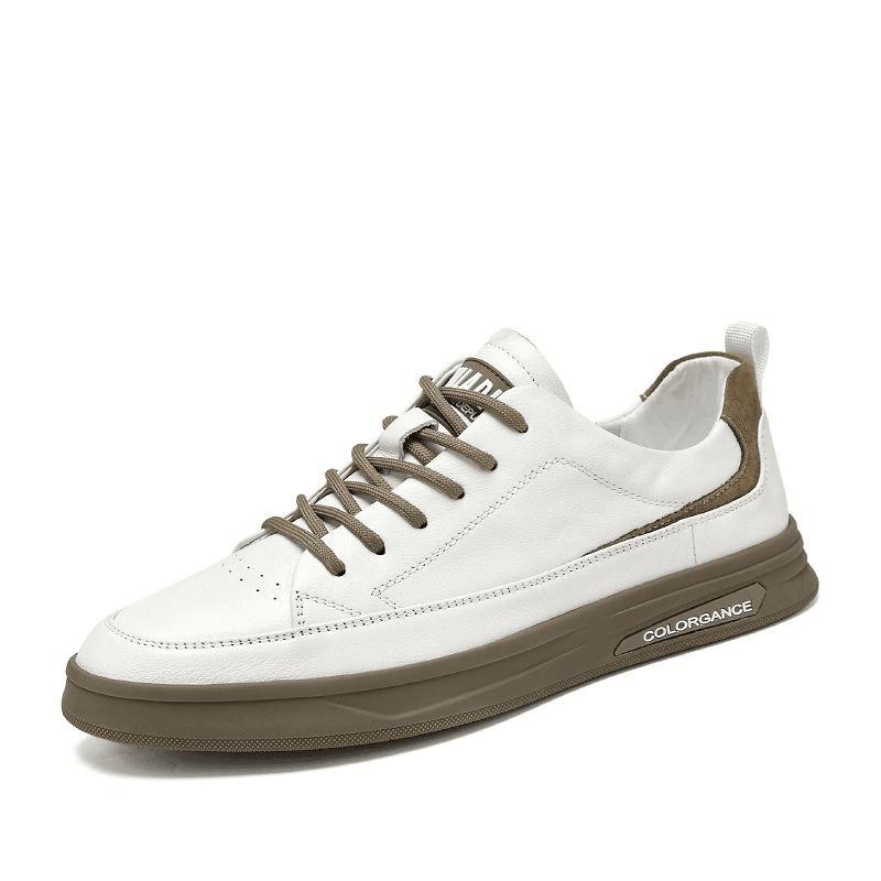 Breathable Lightweight Casual Leather Shoes