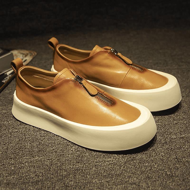 Retro Aged Casual Loafers