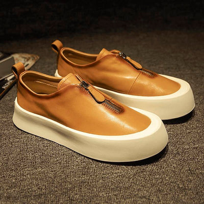 Retro Aged Casual Loafers