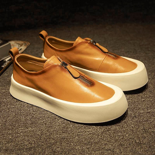 Retro Aged Casual Loafers