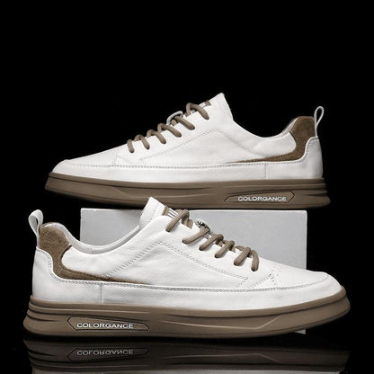 Breathable Lightweight Casual Leather Shoes