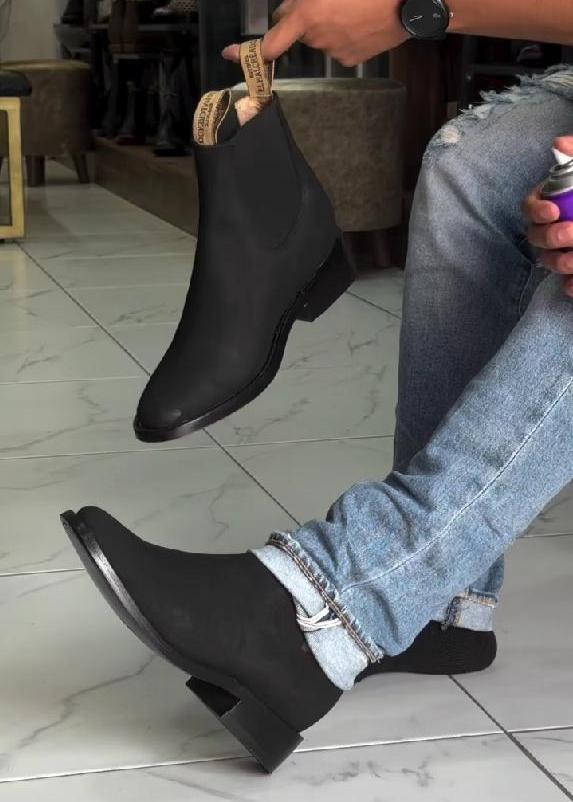 Black Warrior High-End Leather Boots