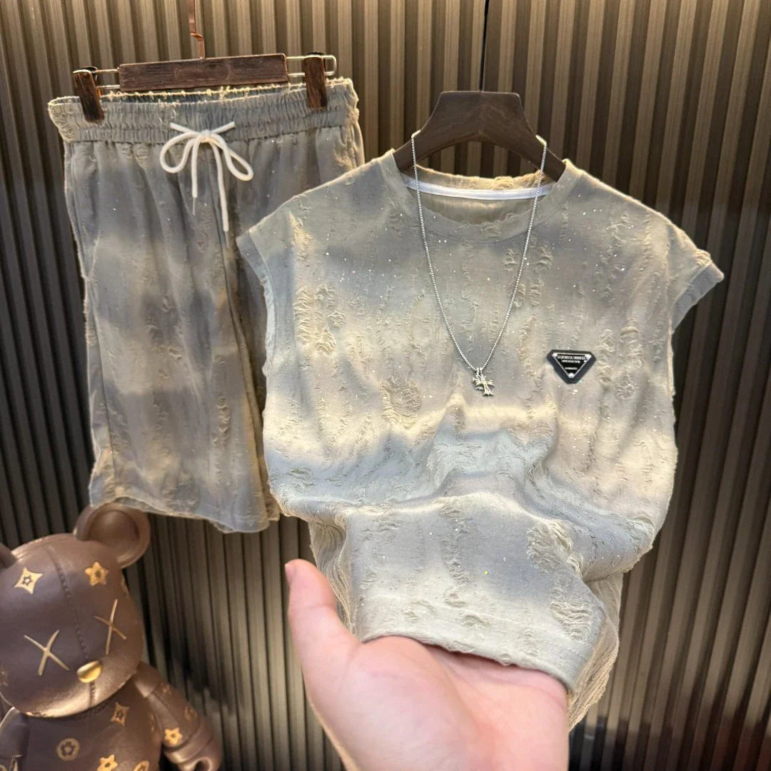 Summer Versatile Men's Thin Loose Vest