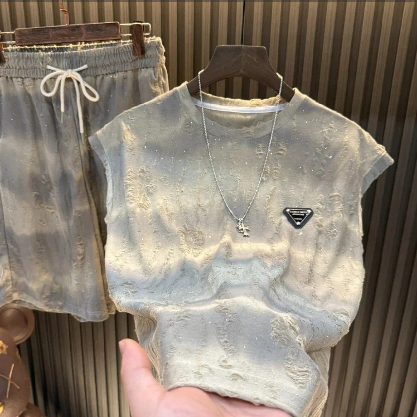 Summer Versatile Men's Thin Loose Vest