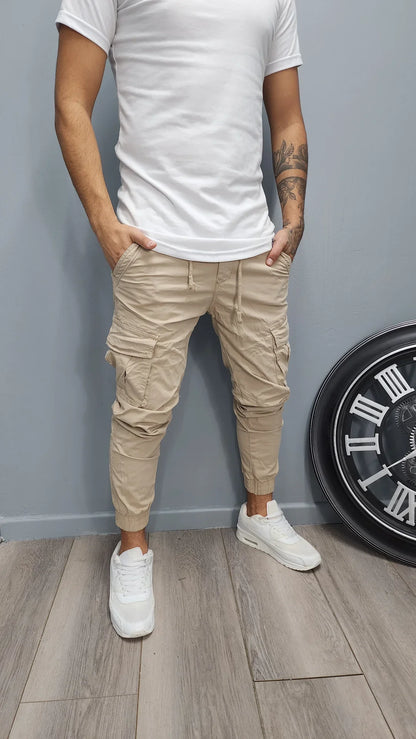 Multi-pocket Drawstring Outdoor Work Pants