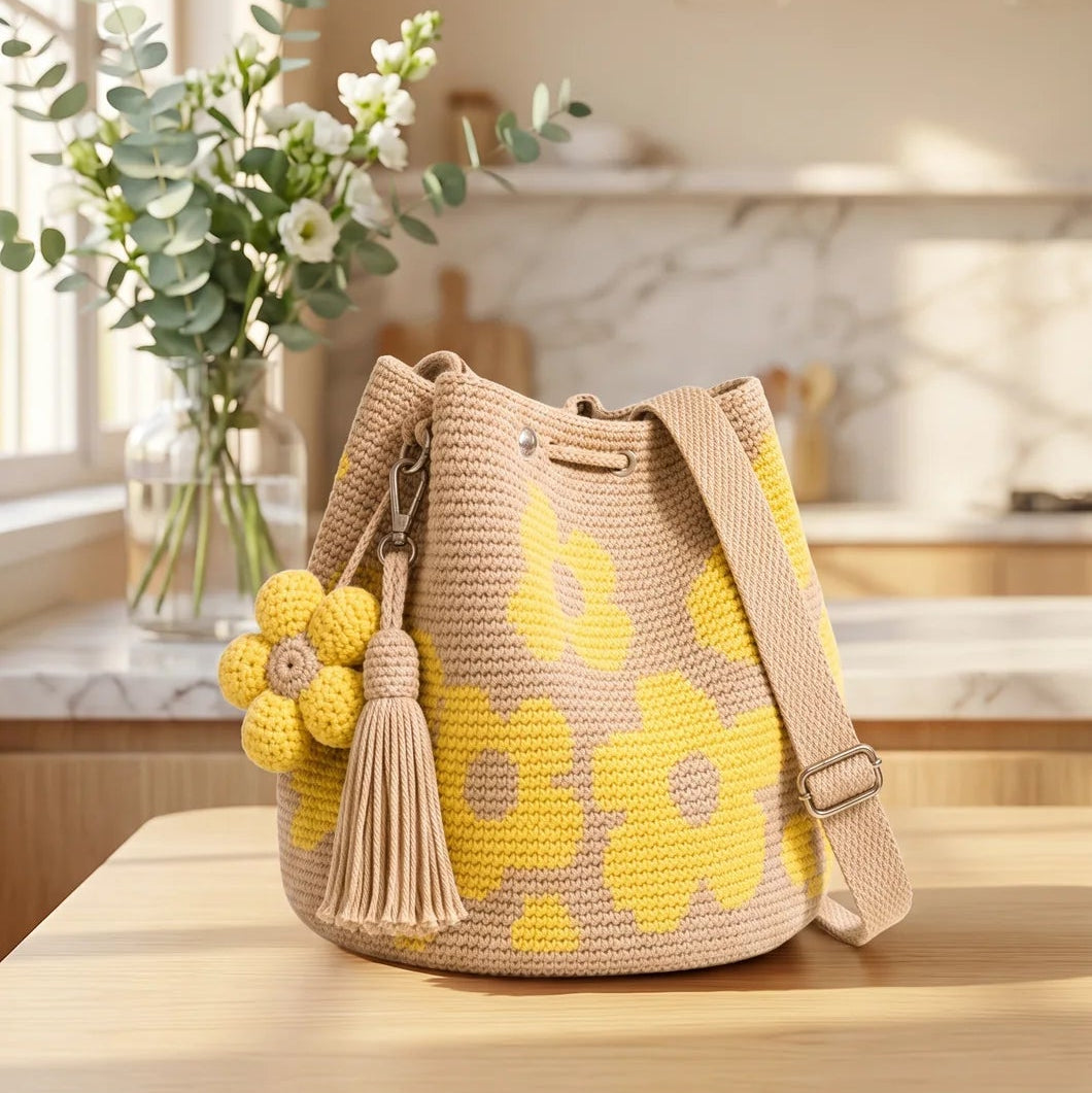 Handwoven Crochet Tote Bag